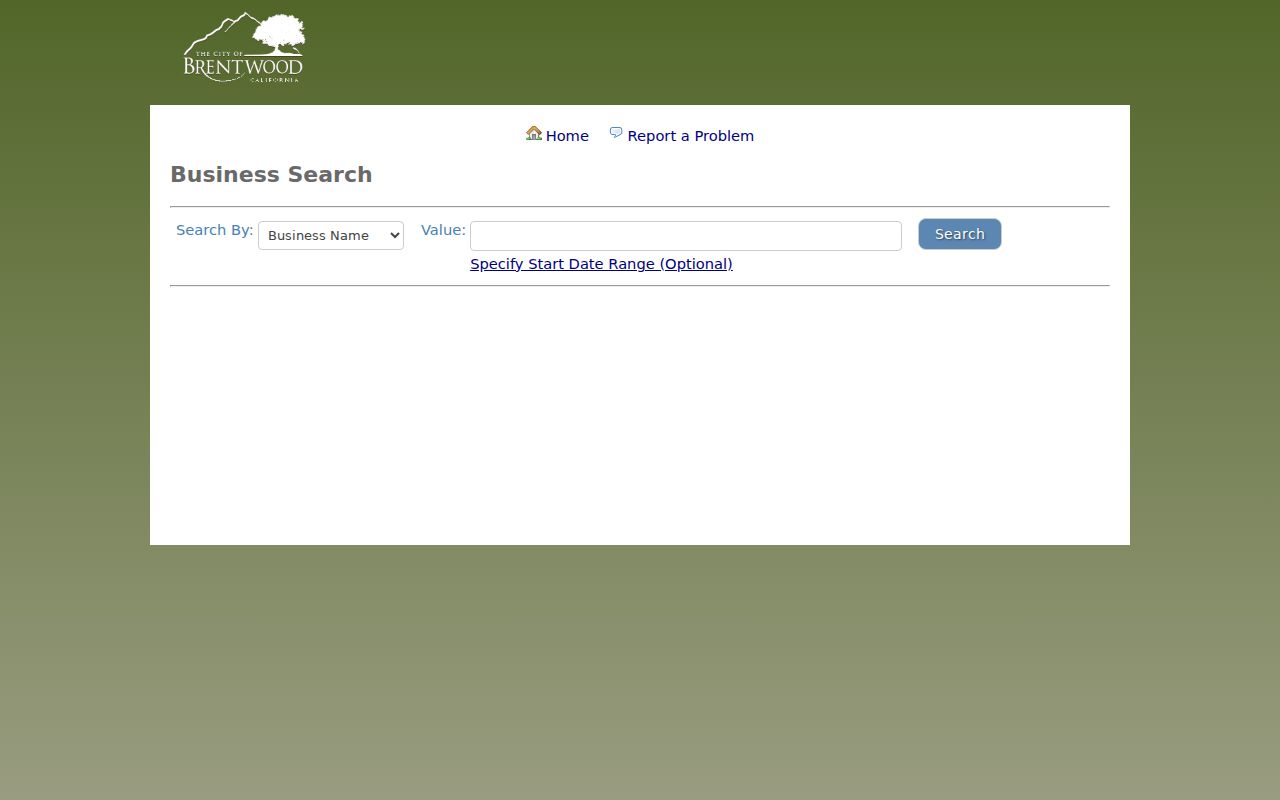 Brentwood neighbors business license search