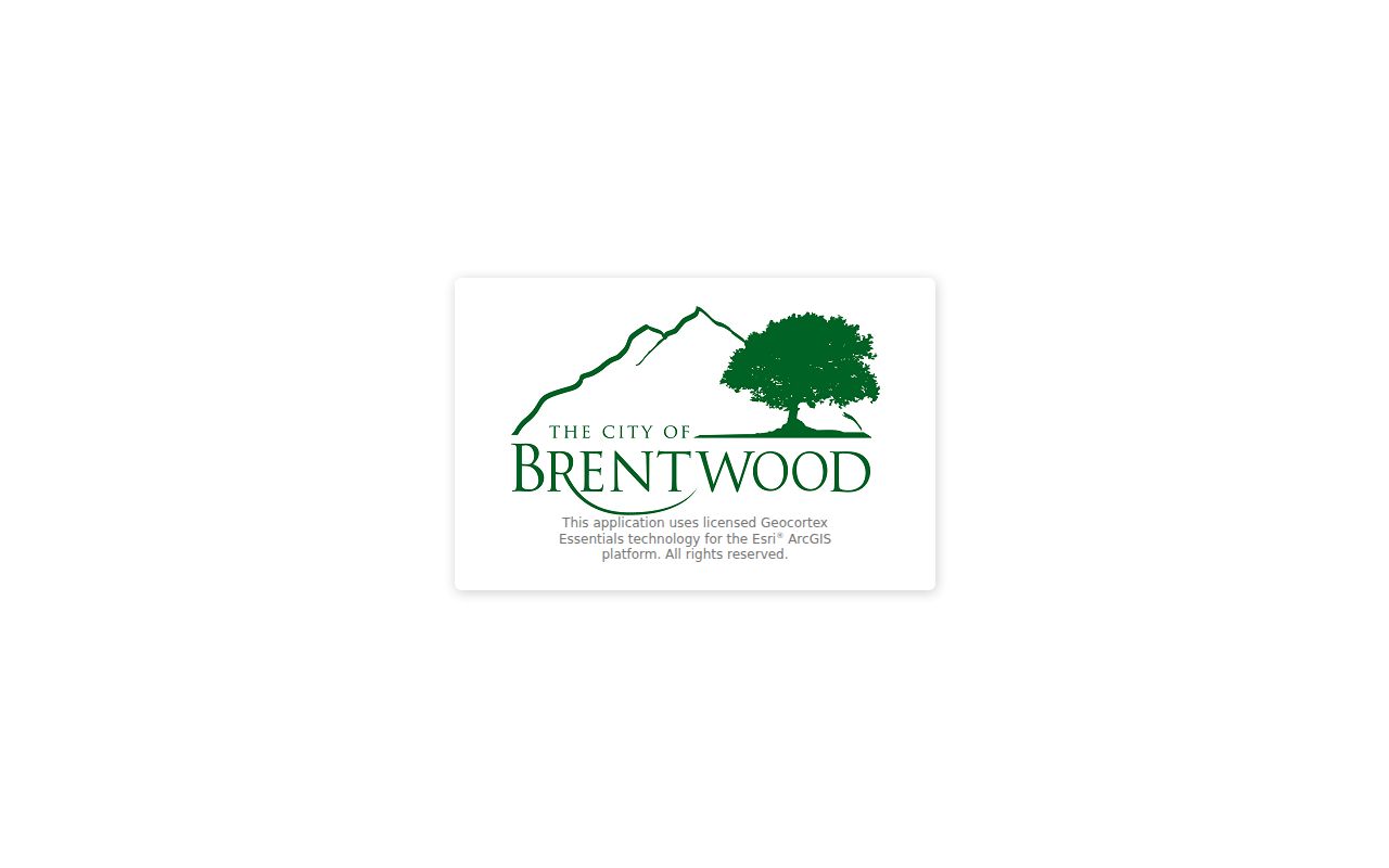 Brentwood street directory GeoVault parcel map