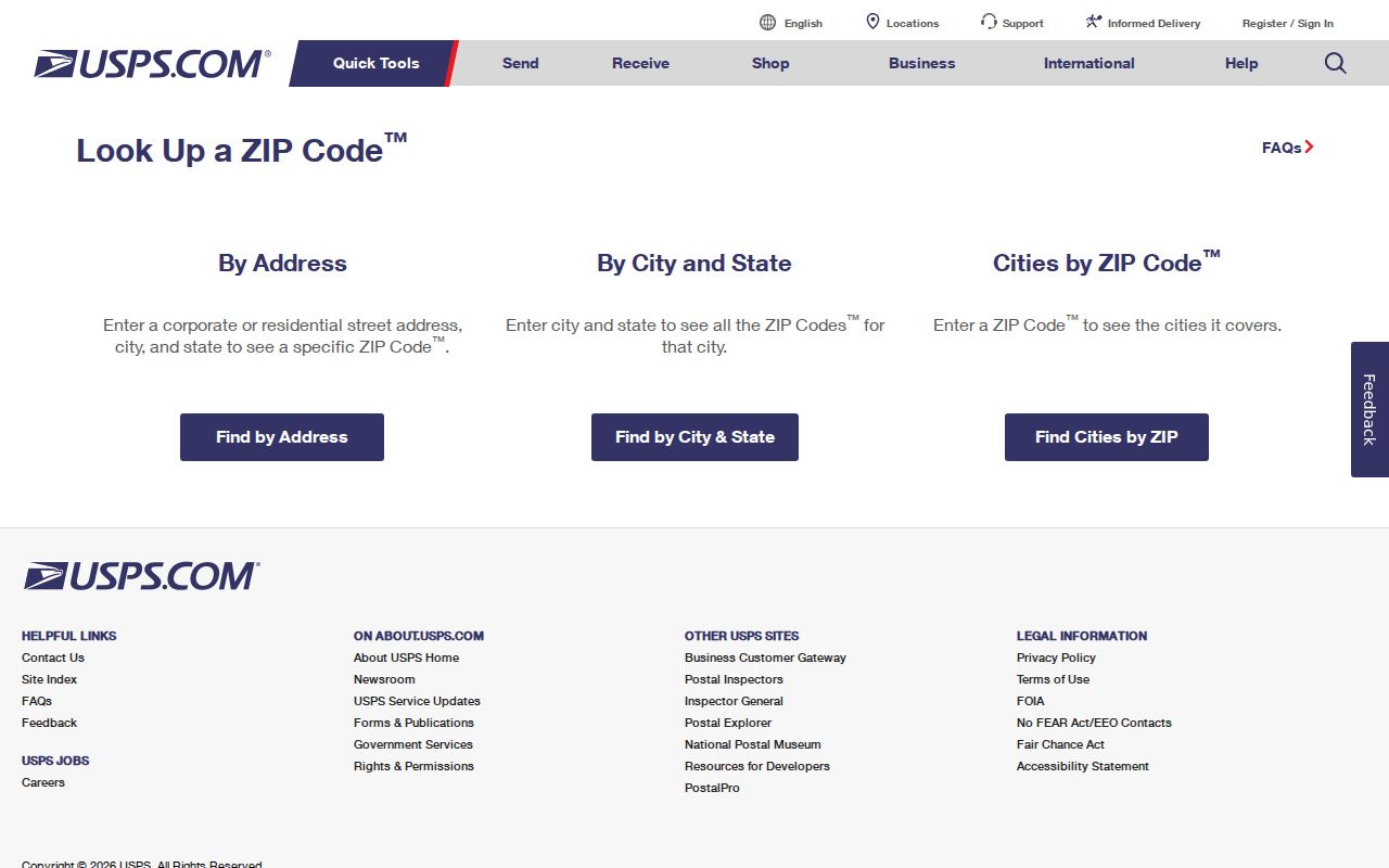 Brentwood ZIP code directory USPS address lookup